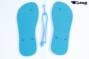 Flip Flops Sublimation blau, bedruckbar Sandalen Badelatschen