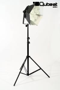 Fotolampe, Tageslichtleuchte, 7 Tageslichtlampen, Stativ gefedert, "Jupiter"