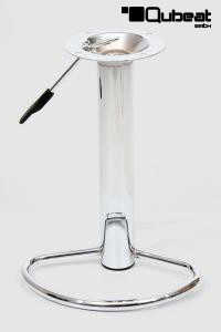 Fusttze chrome fr Barhocker 10cm