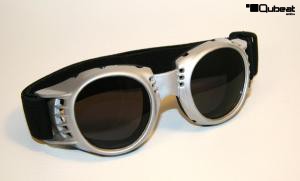 Glacier Sun Glasses, Silver Frame, Tinted Lenses