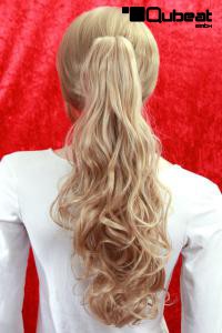 Haarteil - Zopf mit Spange - blond