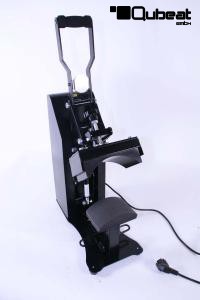 Halbautomatische Cappresse mit Kniehebeltechnik Mtzenpresse Transferpresse 15x9 cm