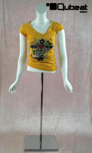 half female mannequin with iron base white mat