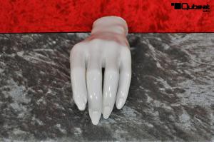 Hand, white shining