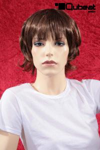 Hellbraune Kurzhaarpercke mit Locken