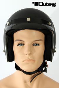 Jethelm Motorradhelm schwarz matt Gr. M