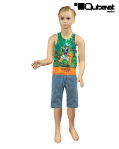 Kinder Schaufensterpuppe mit modellierten Gesicht und Haaren