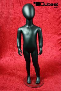 Kinder Schaufensterpuppe schwarz matt gesichtslos Schaufensterfigur Mannequin