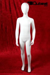 Kinder-Schaufensterpuppe in scheinendem wei, faceless