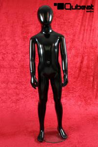 Kinder-Schaufensterpuppe in schwarz, faceless