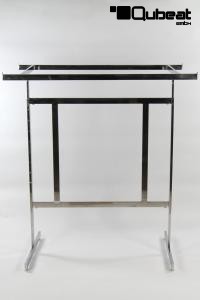 Kleiderstnder aus Metall chrom hhenverstellbar B-Ware Garderobenstnder mit 2 Stangen