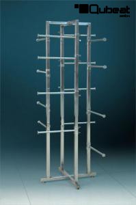 Kleiderstnder Wschestnde Kleiderstange chrom B-Ware standsicher Garderobe