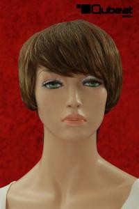 Kurzhaarpercke fr Damen/braun mit Highlights
