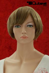 Kurzhaarpercke fr Damen/dunkelblond mit Highlights