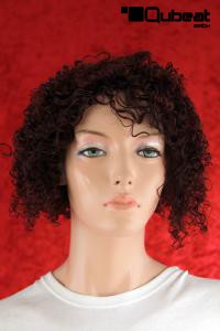 Kurzhaarper�cke mit Locken in Rotbraun und Schwarz