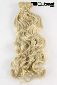 Lockige Extensions blond aus Kunsthaar