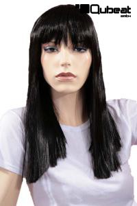 Long black wig