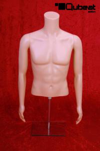 Mnnertorso, hautfarben aus umweltfreundlichem PE-Plastik