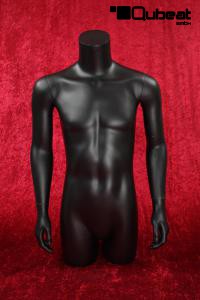 Mnnertorso mit Beinansatz schwarz
