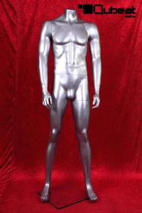 Mnnliche Schaufensterfigur silber