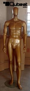 Mnnliche Schaufensterpuppe bronze faceless