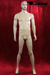 Mnnliche Schaufensterpuppe mit modellierten Haaren Schaufensterfigur Mannequin