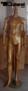 Mnnliche Schaufensterpuppe Schaufensterfigur bronze Mannequin abstrakt