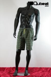 mnnliche Schaufensterpuppe, schwarz headless