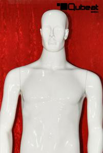 mnnliche Schaufensterpuppe, white shining