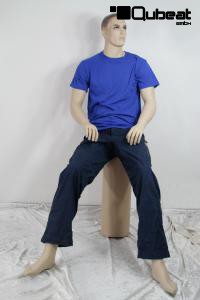 Mnnliche Sitzende Schaufensterpuppe
