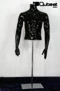 Mnnlicher Torso headless black shining