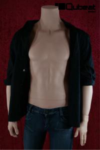 Male mannequin, headless, skin