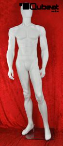 Male window mannequin, faceless