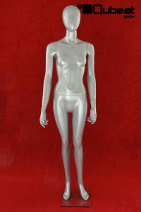 Mannequin Female, Silver, Faceless