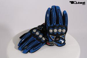 Motorcycle Gloves, Blue Size M