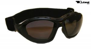 Motorcycle Goggles, Smoke Tinted Lenses