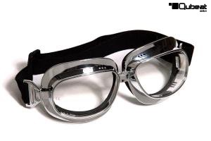 Motorradbrille Classic, klare Glsern