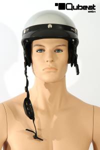 Motorradhelm Halbschale silber Gr. L
