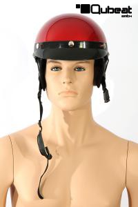 Motorradhelm Halbschale weinrot Gr. L