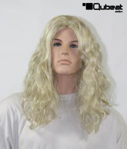 Percke schulterlang blond fr Herren
