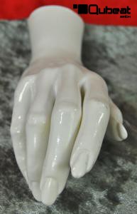 Right female Hand, white shining