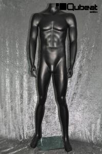 Schaufensterfigur mnnlich schwarz headless