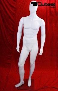 Schaufensterpuppe mnnlich, wei matt, faceless