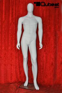 Schaufensterpuppe mnnlich wei matt faceless