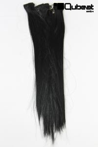 Schwarze Extensions aus Kunsthaar