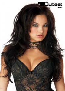 Sexy schwarze Percke