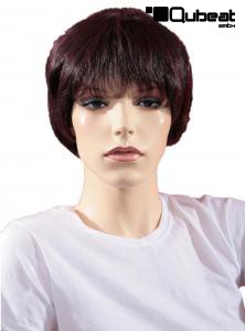 Short eggplant wig