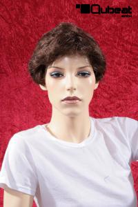 Short hair wig chestnutbrown