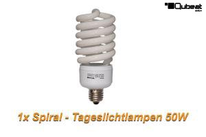 Tageslichtlampe 50W=250W, Spiral-Tageslichtlampe entspricht 250W