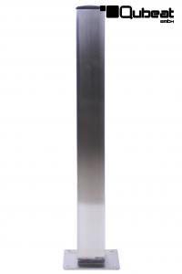 2x Tischbein quadratisch Edelstahl 105 cm Modell 'Nürnb Tischfuß 6x6 cm 